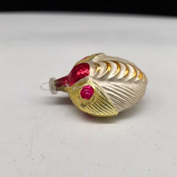 Vintage Moth Glass Christmas Ornament Germany 2.5" - Picture 3 of 6